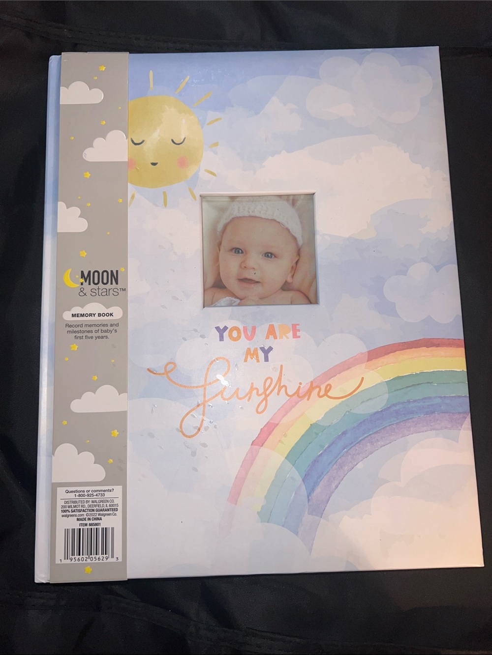 NWT Custom You Are My Sunshine Memory & milestones recordings hard cover book